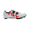 Zapatillas Northwave REBEL 3 Gris Claro-Rojo Fluo