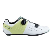 Zapatillas Northwave STORM CARBON Blanco-Amarillo Pastel