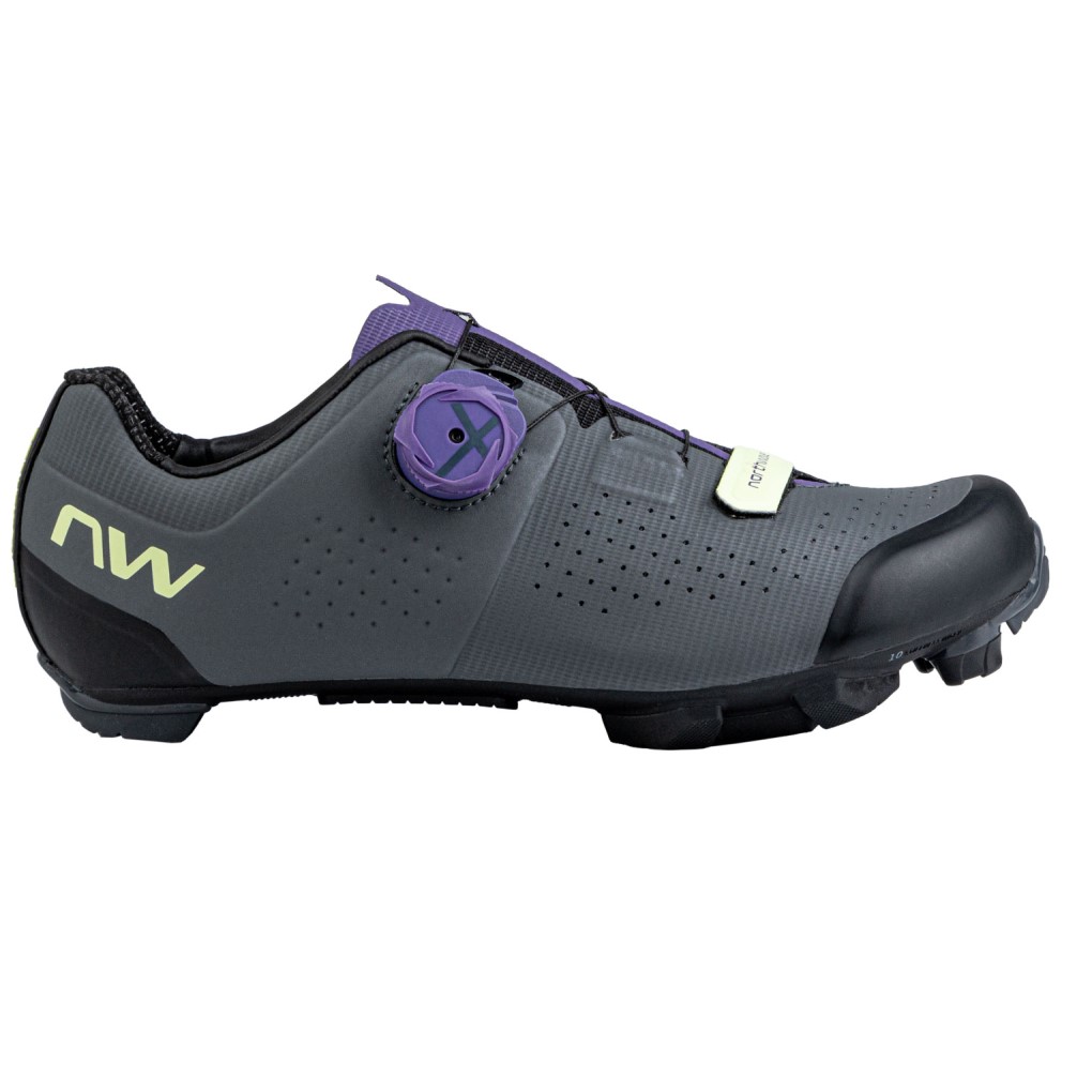 Zapatillas Northwave RAZER WMN Gris Oscuro-Morado