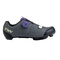 Zapatillas Northwave RAZER WMN Gris Oscuro-Morado