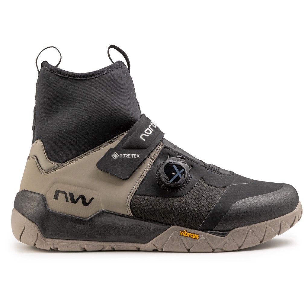 Zapatillas Ciclismo MULTICROSS PLUS GTX TRAIL / AM Negro-Marrn 2025-26