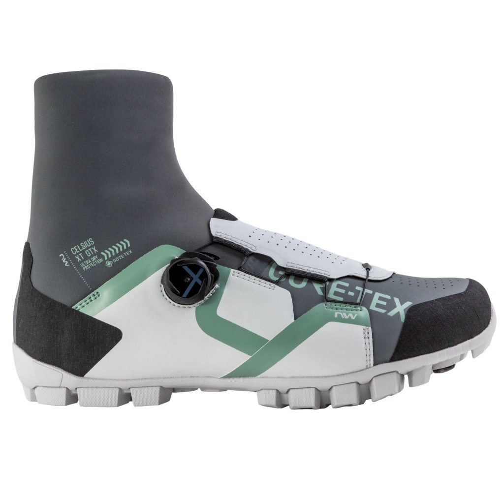 Zapatillas Ciclismo CELSIUS XT GTX XC/GRAVEL Gris Oscuro-Gris Claro