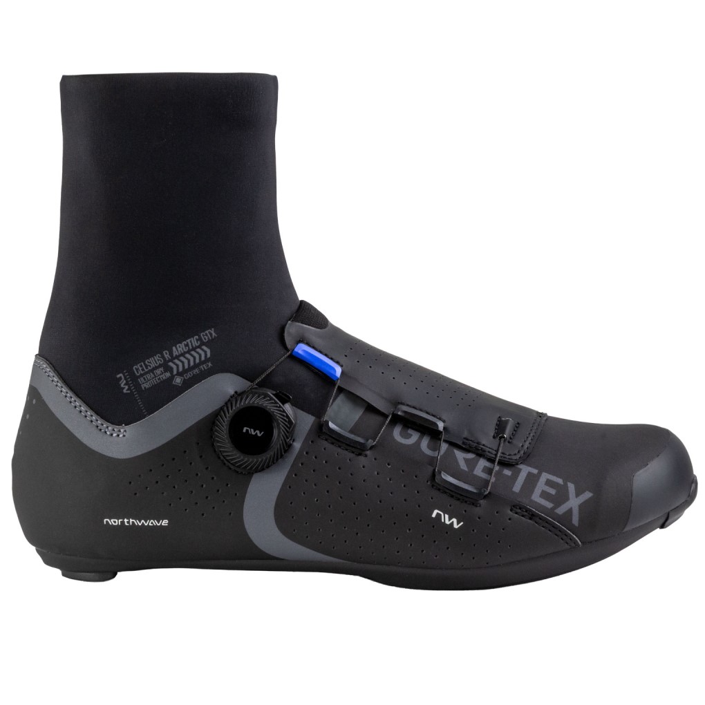 Zapatillas Ciclismo CELSIUS R ARCTIC GTX ROAD Negro-Gris Oscuro