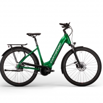 Bicicleta Elctrica Corratec E-Power Trekking 28 P6 8s Wave Verde-Negro-Chrome