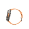 Garmin Fenix 9 Pro � inReach, 43mm Amoled Titanio correa silicona en salm�n/naranja