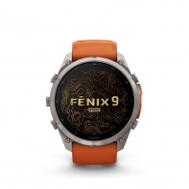 GARMIIN FENIX 9 PRO � INREACH, 51MM AMOLED TITANIO CORREA SILICONA NARANJA/NARANJA CLARO