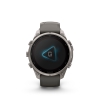 Fenix 9 Pro � inReach, Solar, 47mm Titanio correa silicona gris