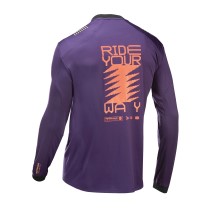 MAILLOT NORTHWAVE SHARP PÚRPURA-NARANJA 2024-25 MAILLOT NORTHWAVE SHARP PÚRPURA-NARANJA 2024-25