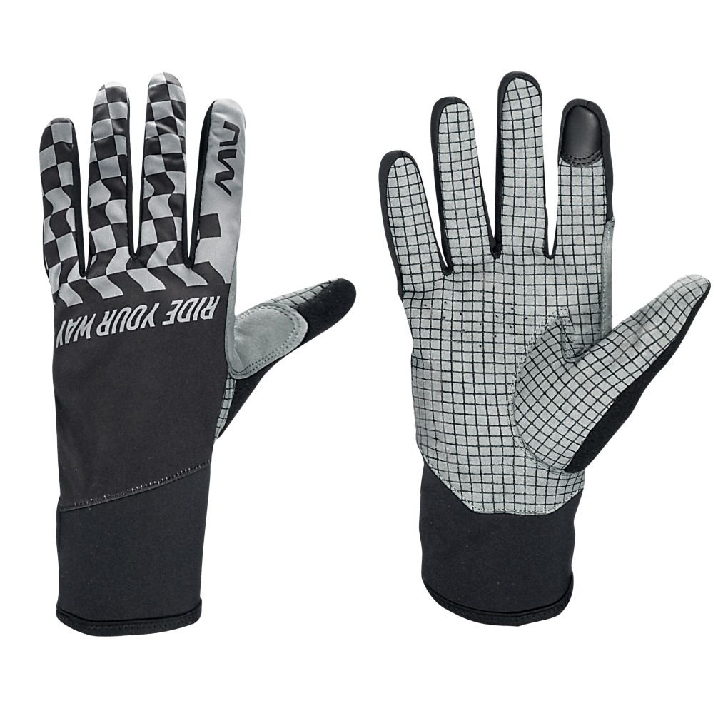 Guantes Northwave WINTER ACTIVE Negro-Gris Claro 2024-25