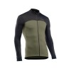 Maillot m/l Northwave FORCE 2 Con Cremallera Negro-Verde Forest 2025-26