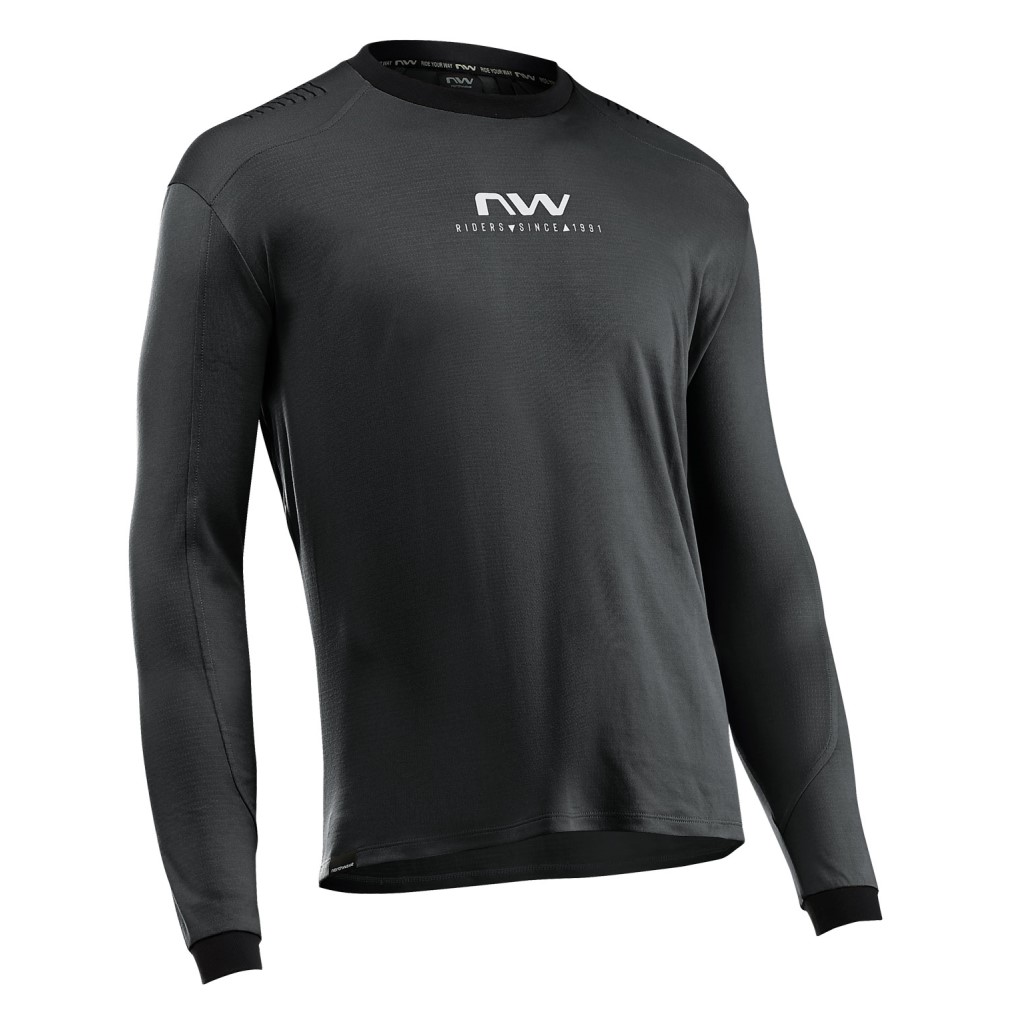 Maillot m/l Northwave SHARP Negro-Blanco 2025-26