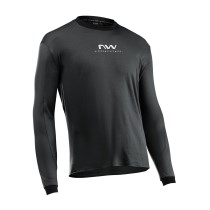 Maillot m/l Northwave SHARP Negro-Blanco 2025-26