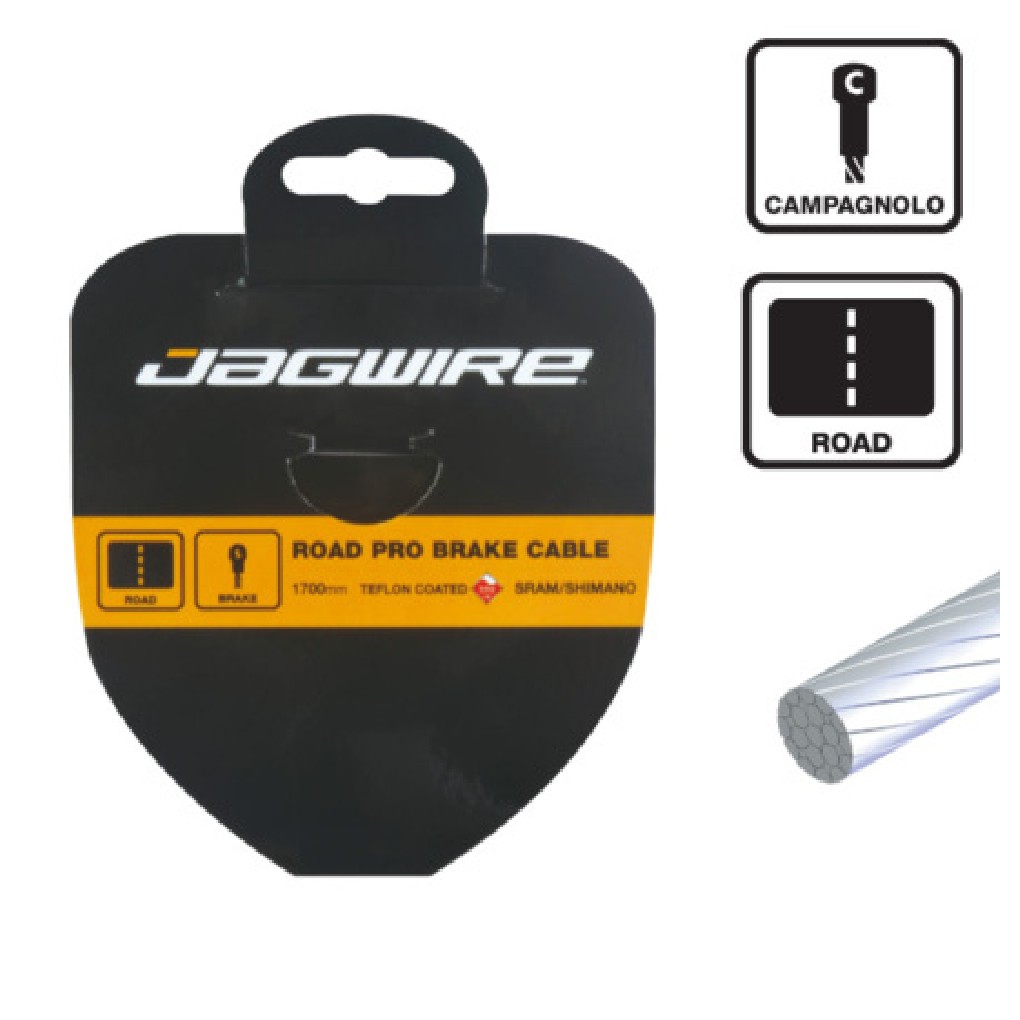 Cable Freno Jagwire Carretera Slick Stainless 1.5x2000mm Campagnolo