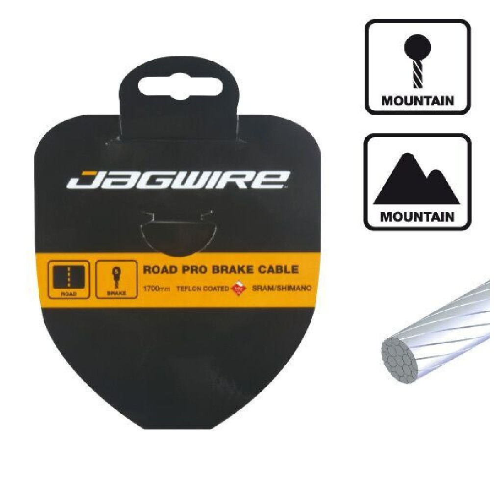 Cable Freno Jagwire  MTB Slick Stainless 1.5x2000mm Sram-Shimano