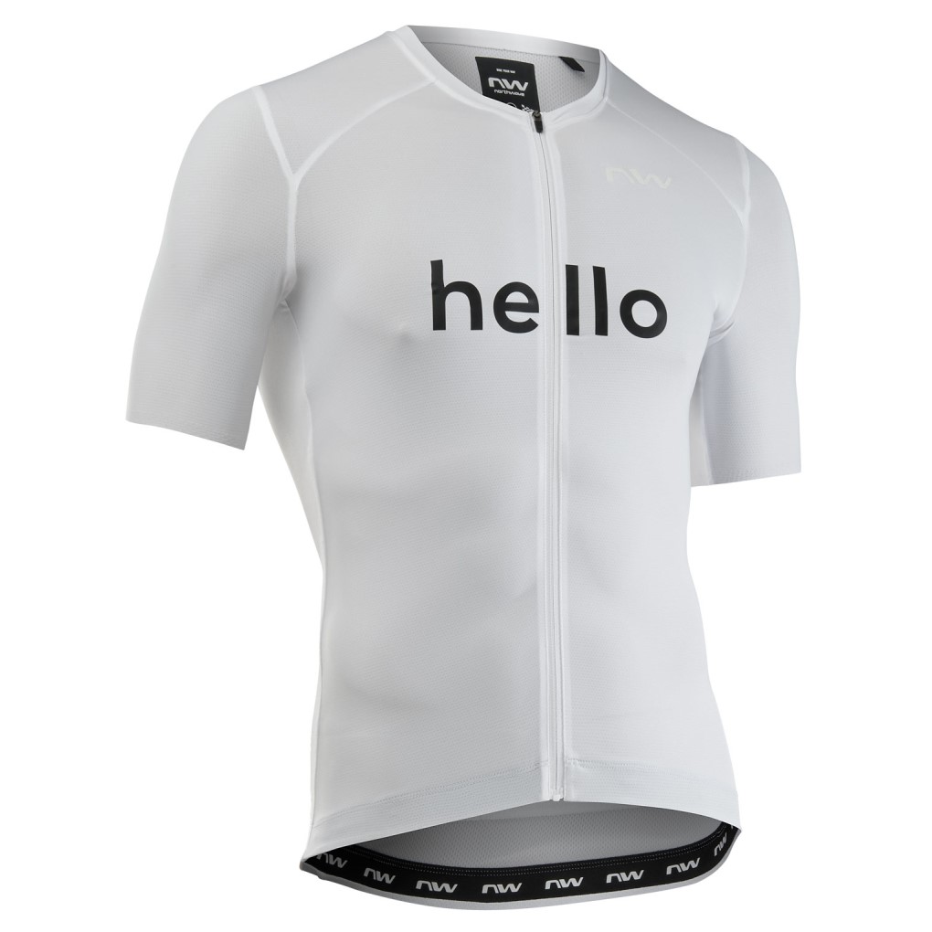 Maillot Northwave m/c BLADE HELLO GOODBYE Blanco