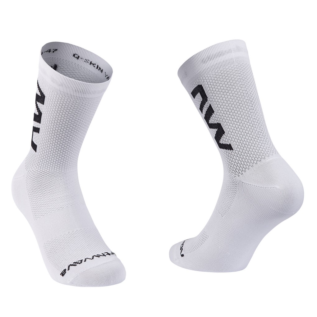 Calcet�n Northwave EXTREME AIR MID Blanco-Negro