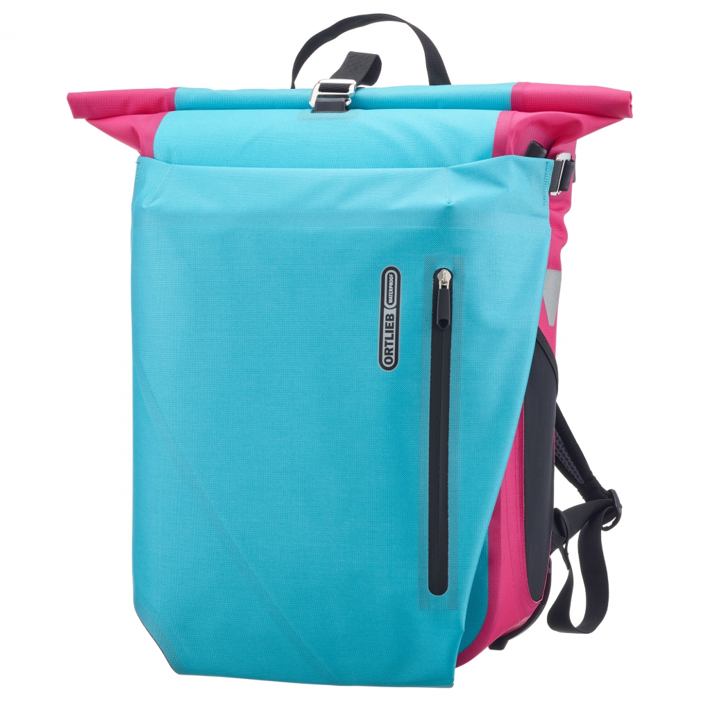 Mochila Ortlieb VARIO CYBER QL2.1 26L Cyber Azul-Rosa