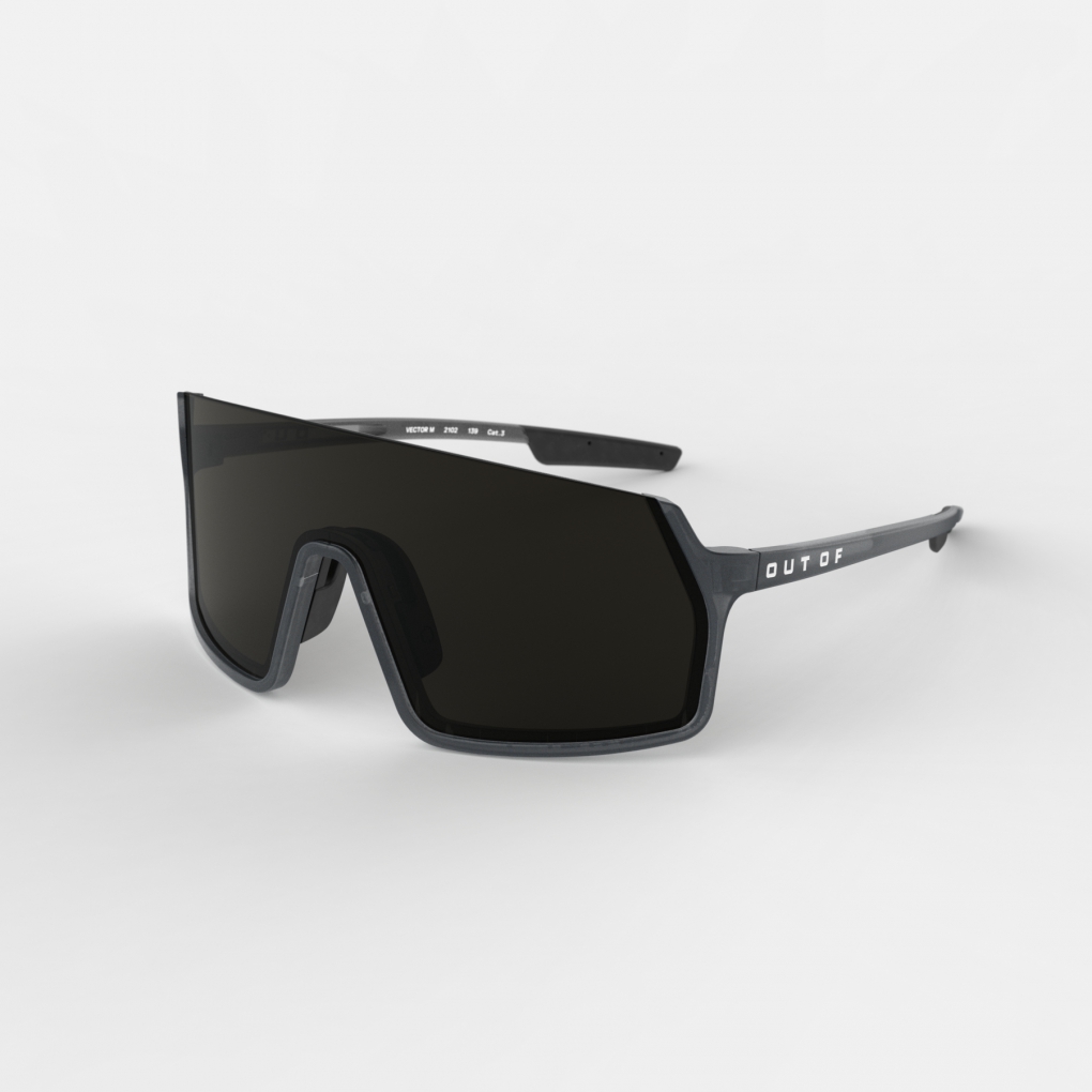 Gafas Deportivas Out Of Vector Hybrid Frost grey Lente Smoke
