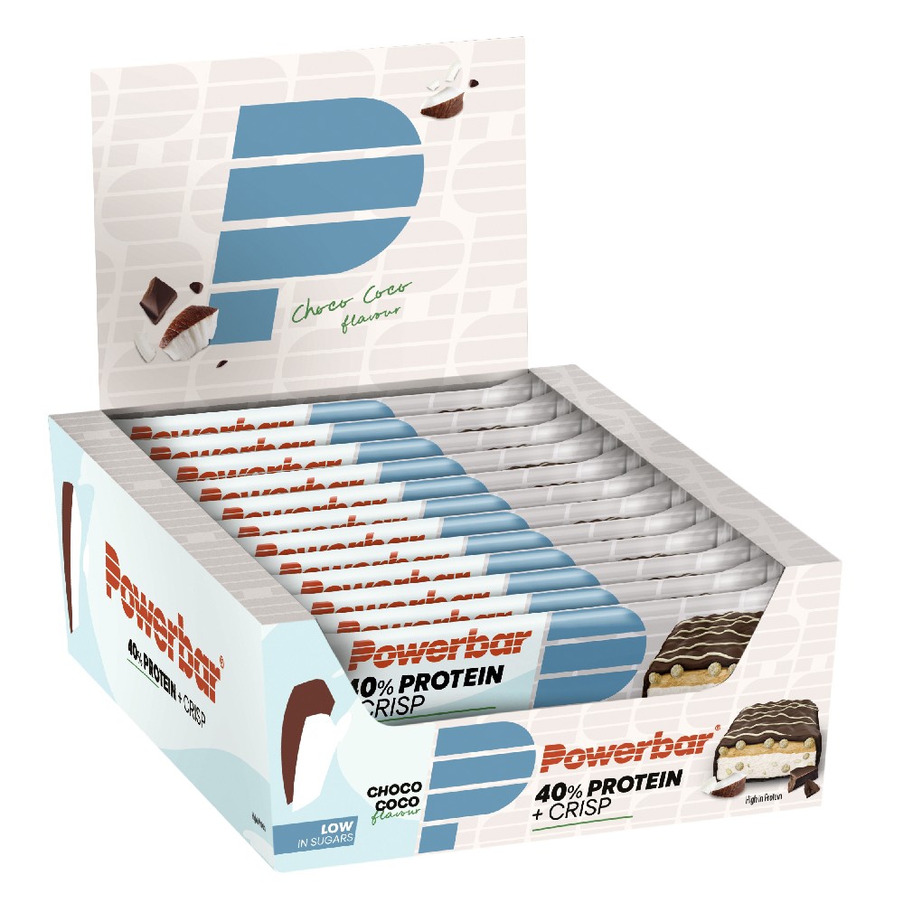 Barrita PowerBar ProteinPlus 40% Choco Coco Crisp 15 unidades