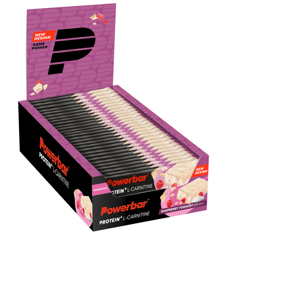 Barrita PowerBar ProteinPlus LCarnitina Frambuesa 30 unidades