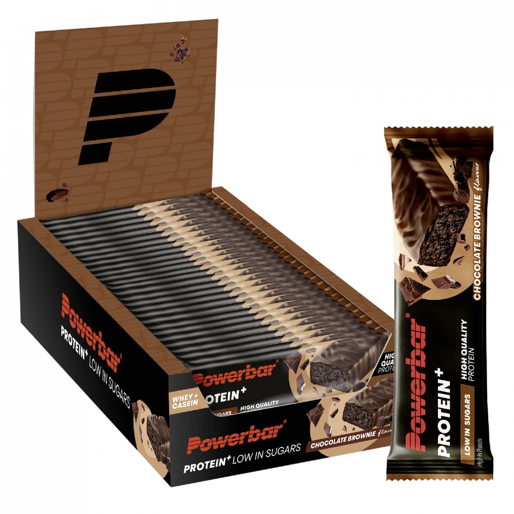 Barrita PowerBar ProteinPlus Low Sugar Choco Brownie 30 uni