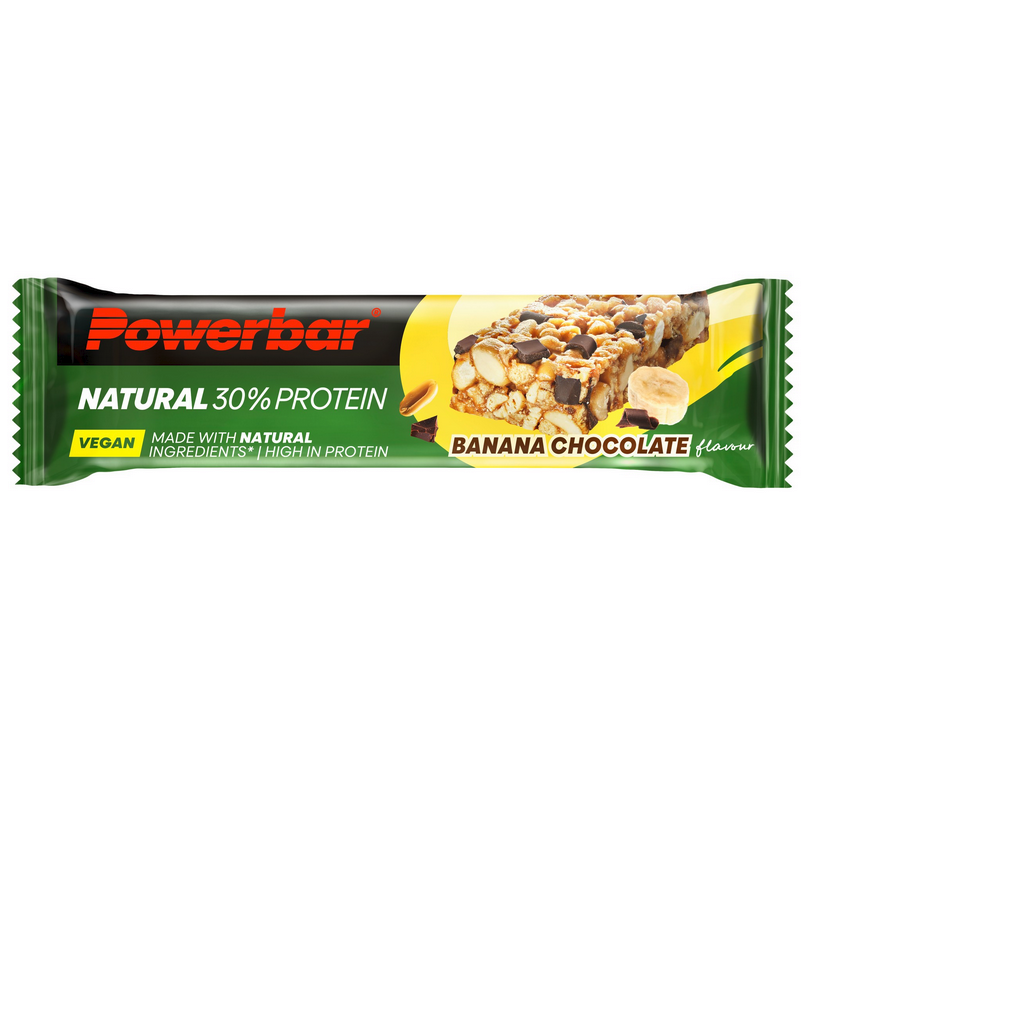Barrita PowerBar ProteinPlus Vegana Platano y Chocolate