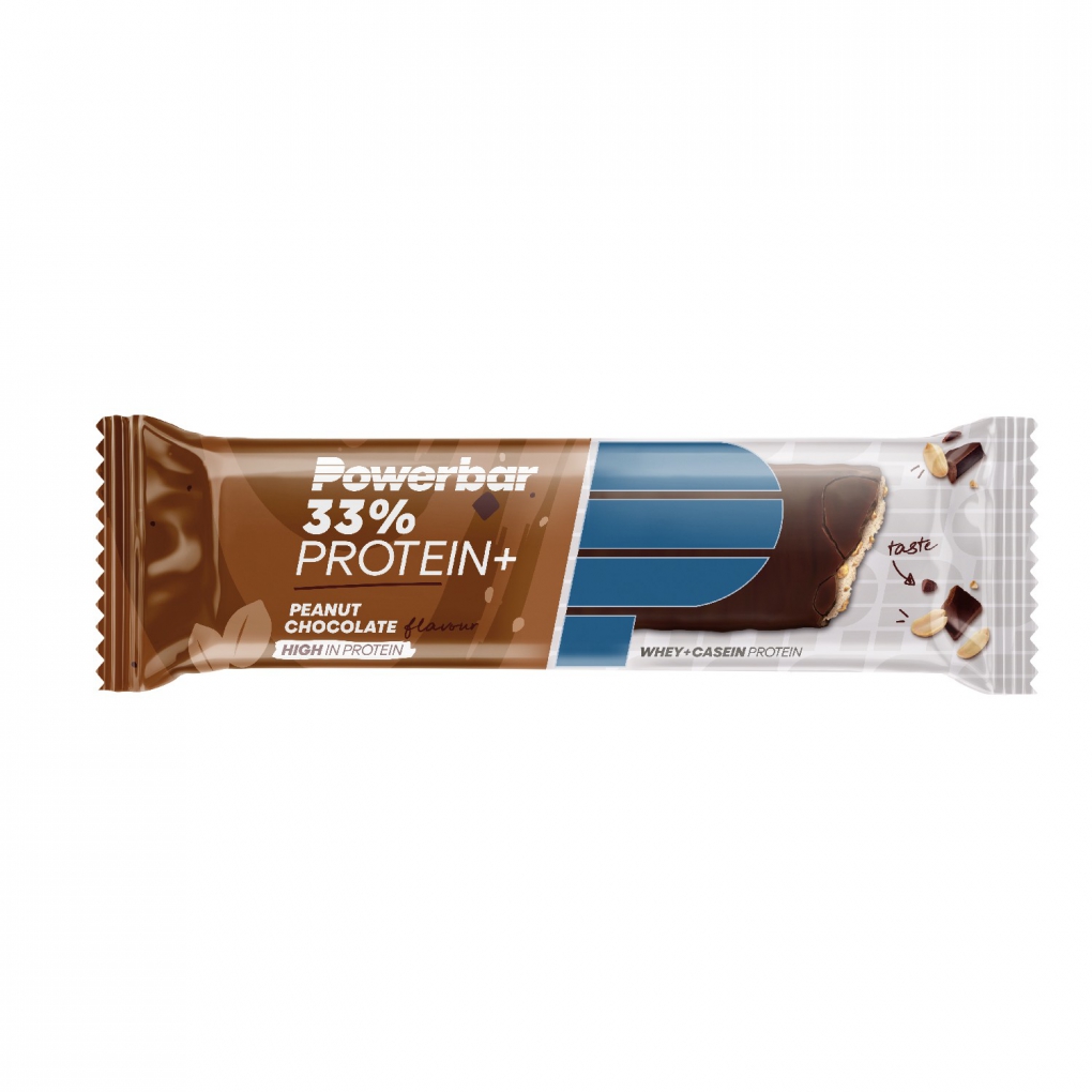 BarritaPowerBar ProteinPlus 33% Chocolate Cacahuete 1 unidad