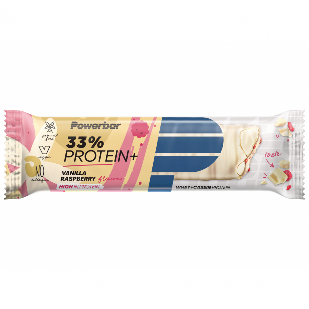 BarritaPowerBar ProteinPlus 33% Vainilla Frambuesa 10 unidades