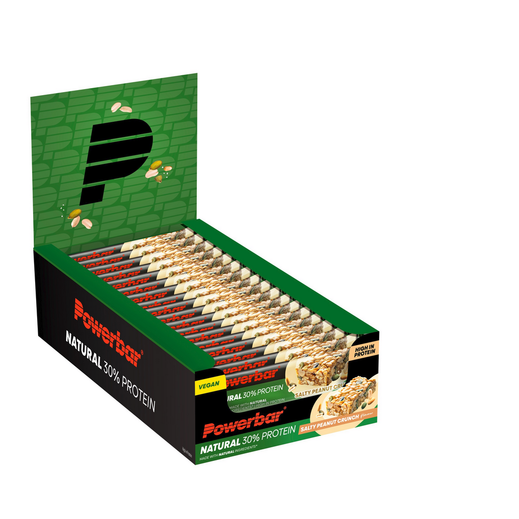 Barrita PowerBar Natural Protein Cacahuete Crunch 18 unidades