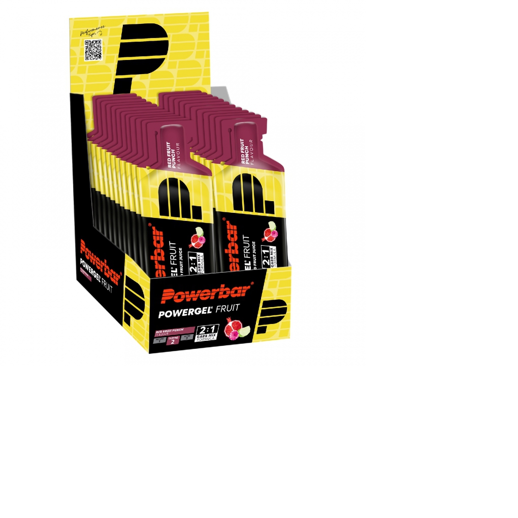 PowerBar PowerGel Frutos Rojos 24 unidades