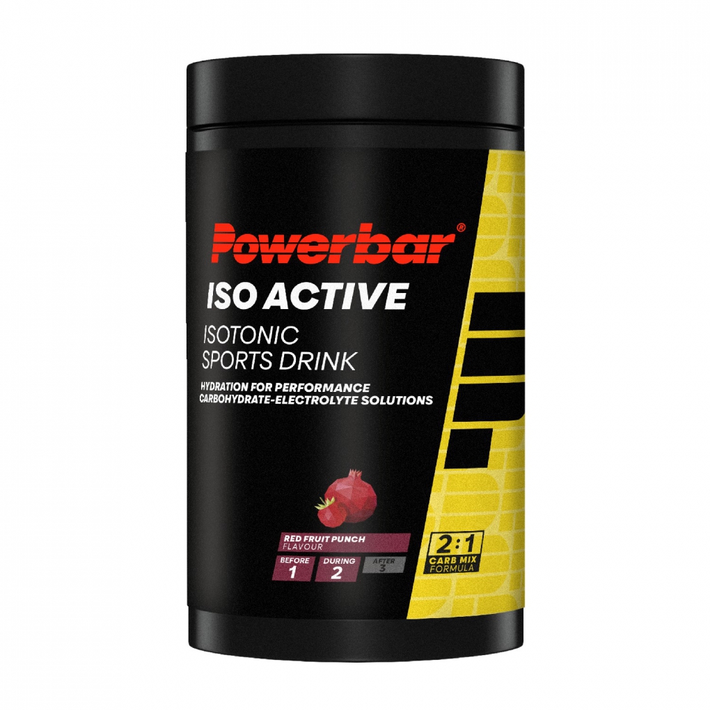 PowerBar Bote IsoActive Frutos Rojos 600gr