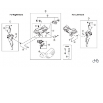 UNIDAD DE TAPA DERECHA SHIMANO ST-6800