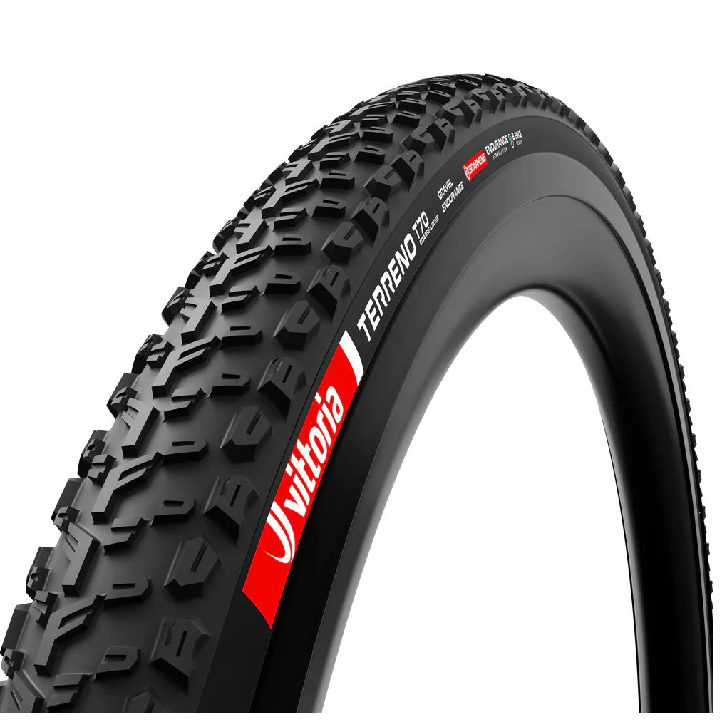 Cubierta Gravel Vittoria Terreno T70 Coarse loose 700x45c TLR Gravel Endurance Full blak G2.0